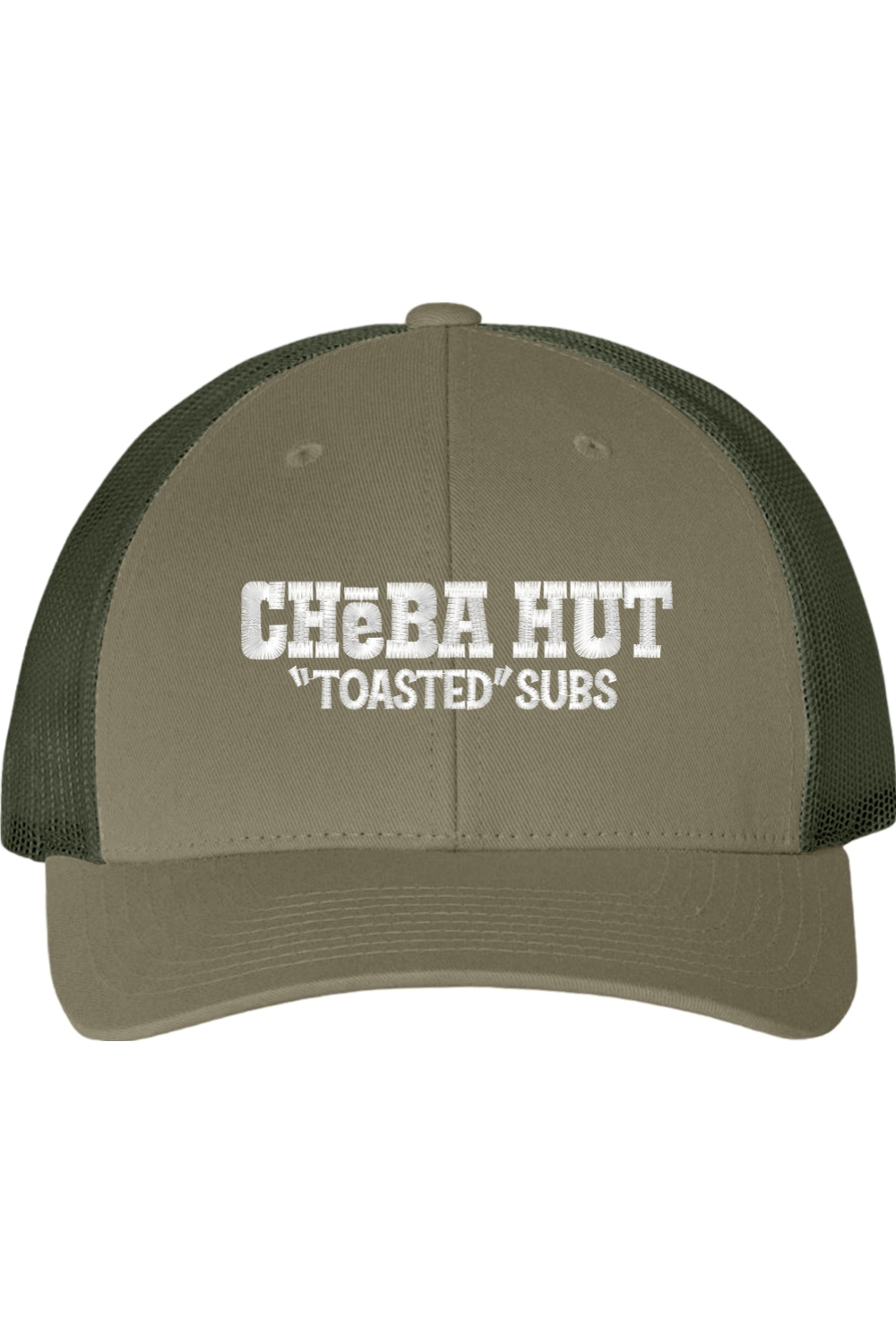 Cheba Hut Toasted Trucker Hat (white)