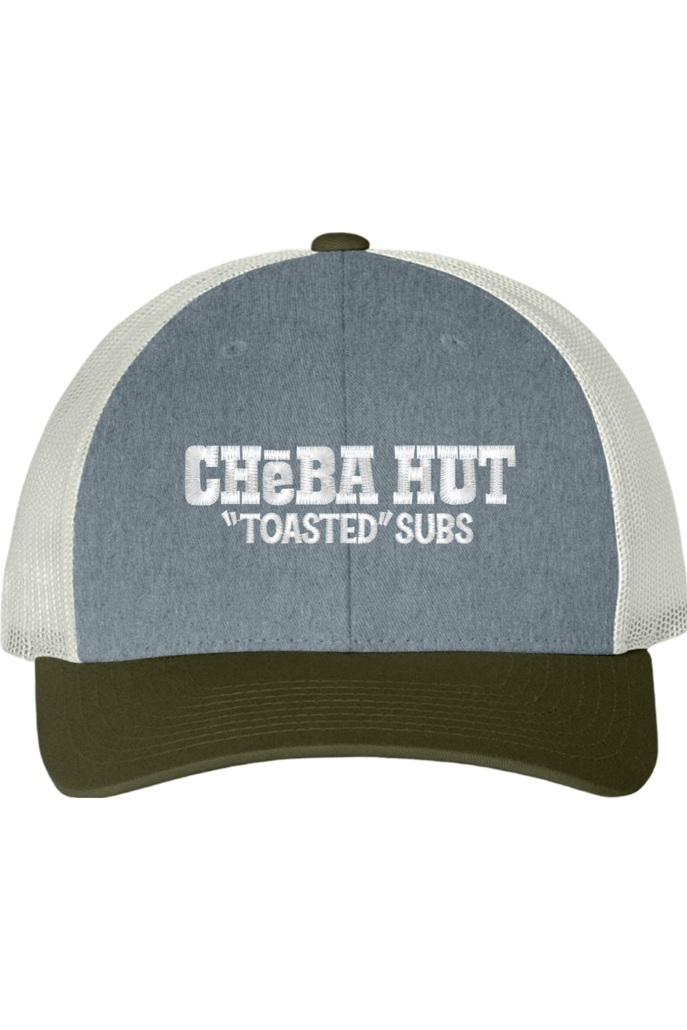 Cheba Hut Toasted Trucker Hat (white)
