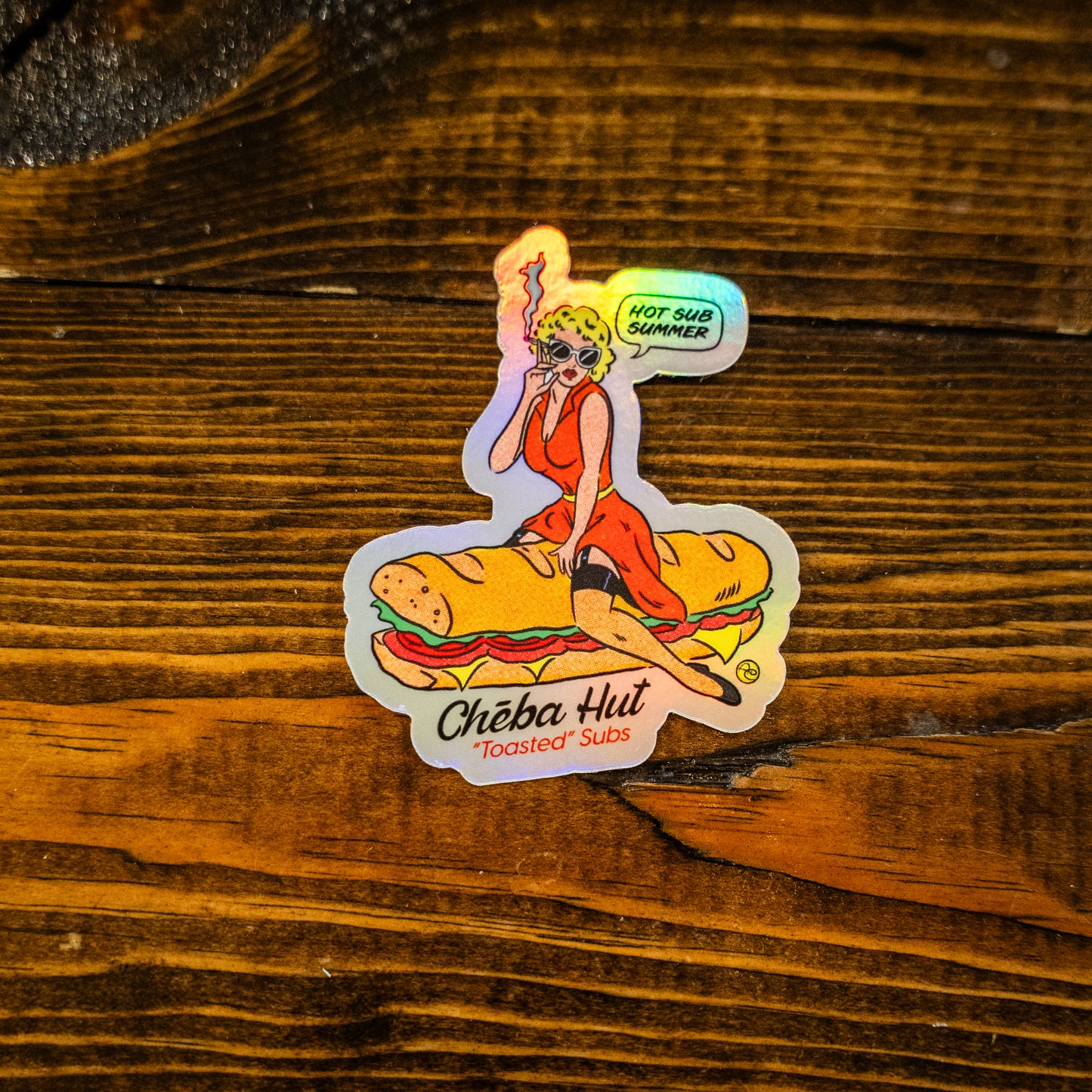 Hot Sub Summer Sticker