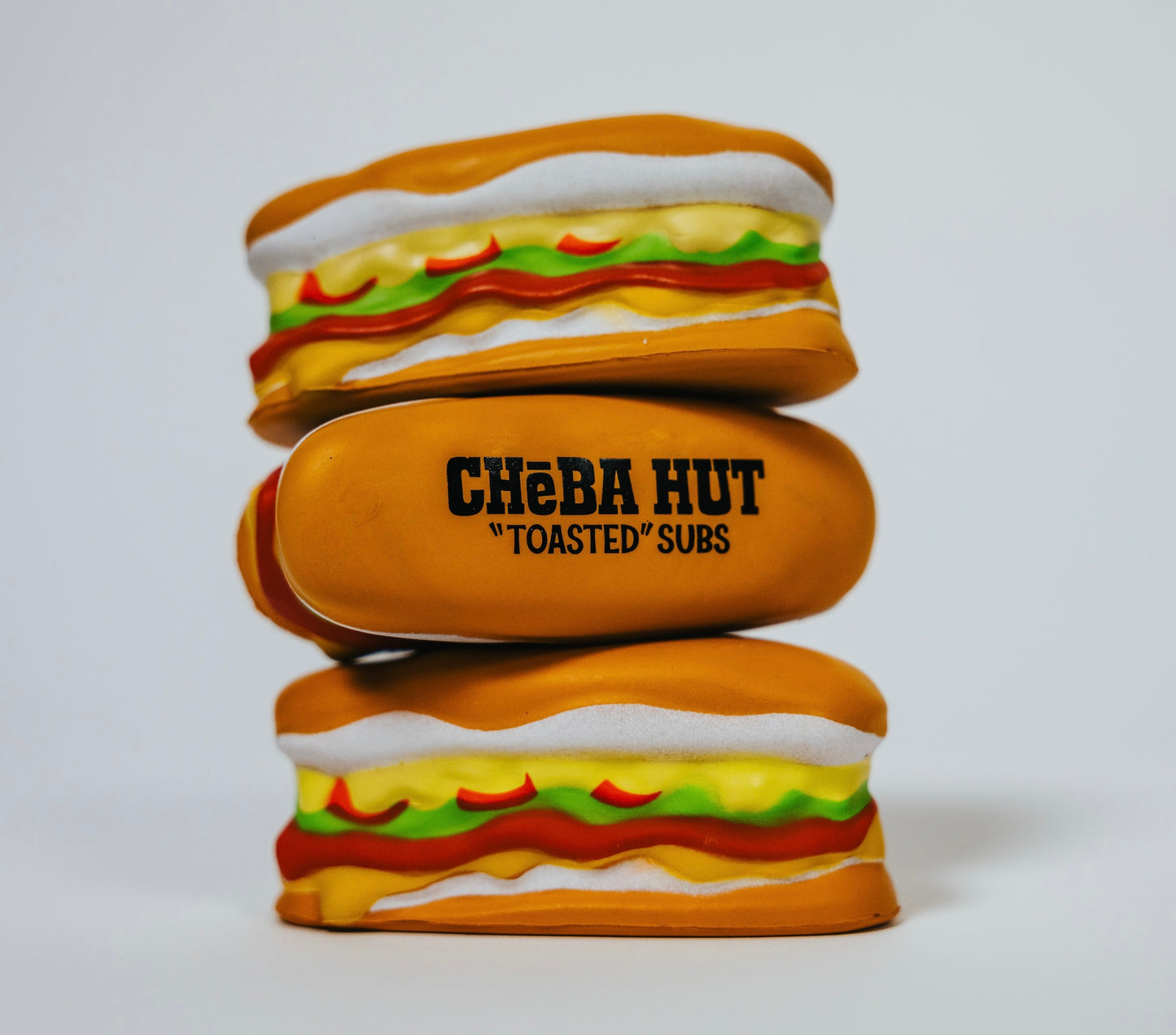 Image of Cheba Hut stress ball in the shape of a sandwich