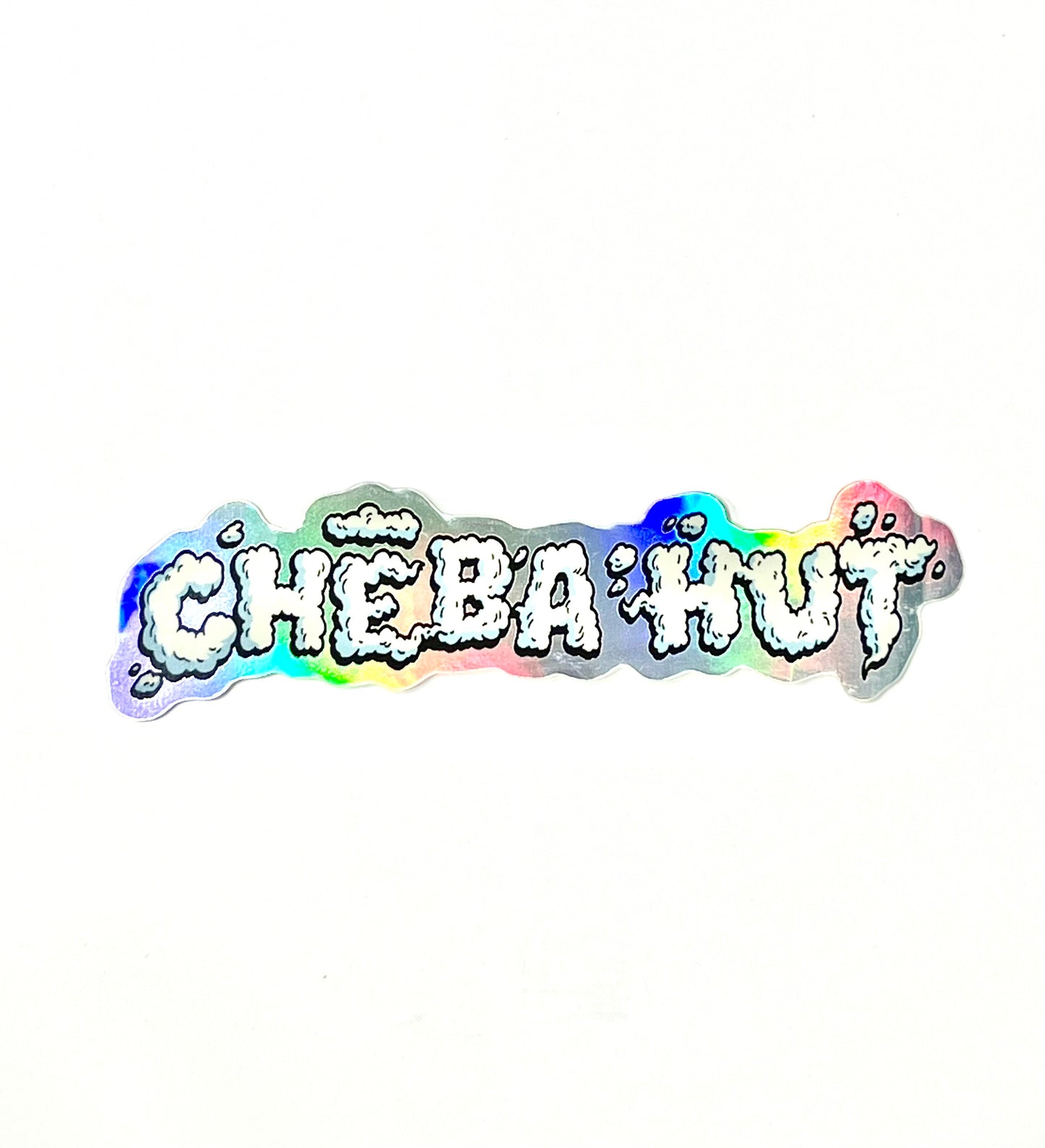 Cheba Smoke Holographic Sticker