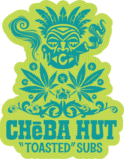 Green Tiki Sticker (pack of 50)