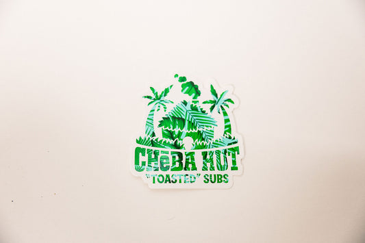 Cheba Hut Sticker Jungle Theme