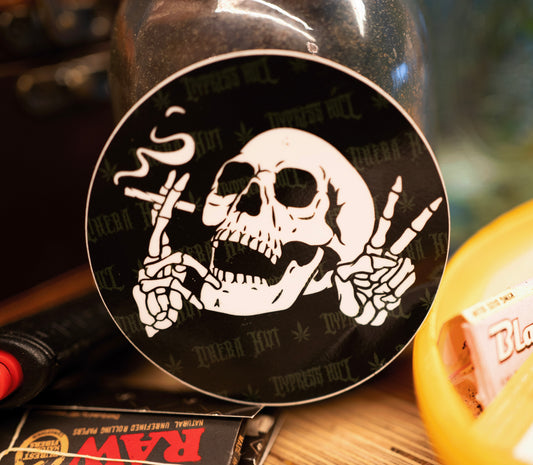 Stoned Skelly Sticker